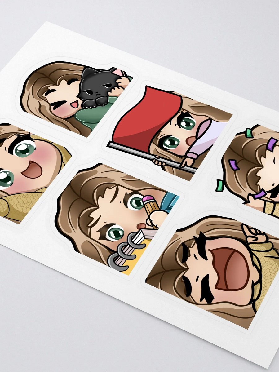 Emote Sticker Sheet product image (2)