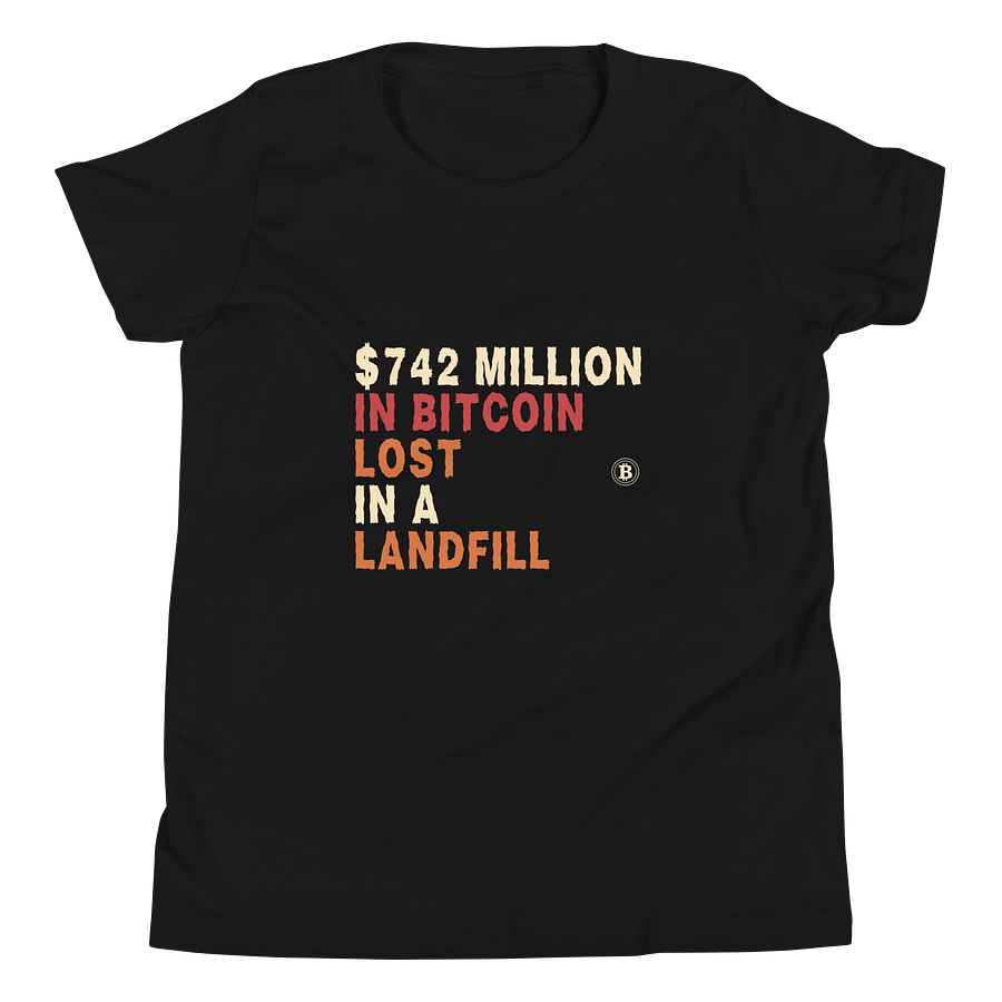 Keep Bitcoin Code Safe Youth T-Shirt product image (4)