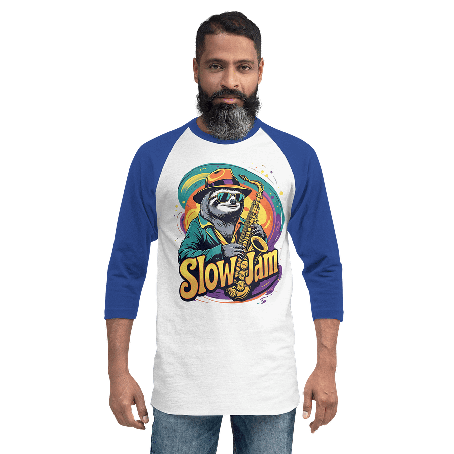 Sloth Saxophone Slow Jam Tee product image (26)