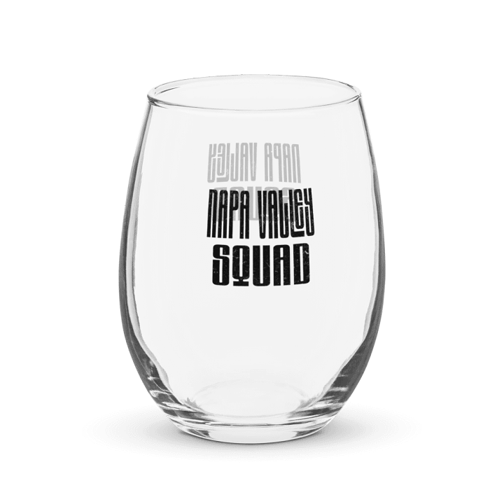 Napa Valley Squad Stemless Wine Glass - Perfect for Wine Lovers product image (1)