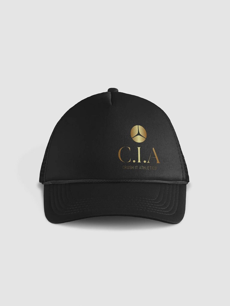 Midnight Black Foam Trucker Hat product image (2)