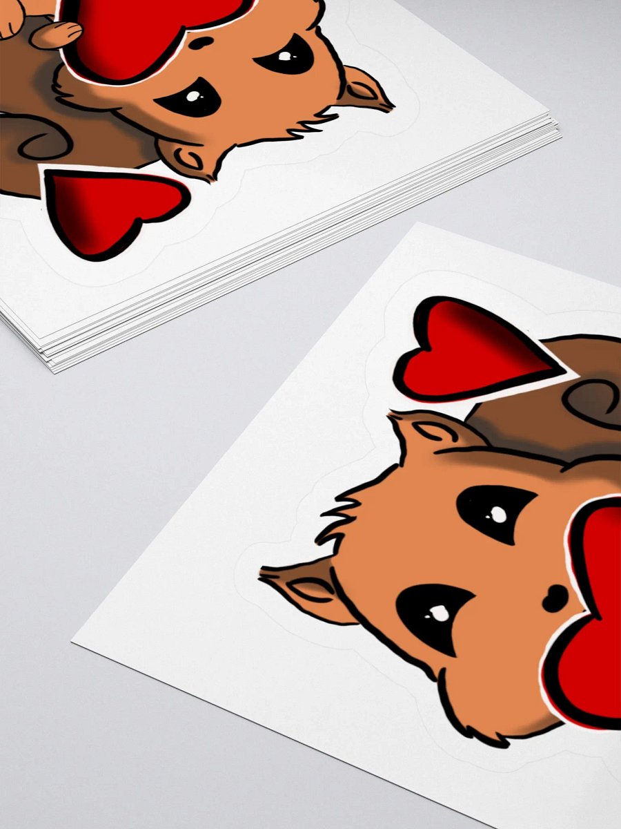 Squirrely Love Sticker product image (4)