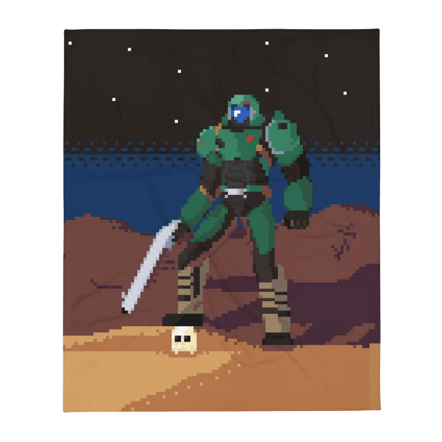 Doomslayer Throw Blanket product image (2)