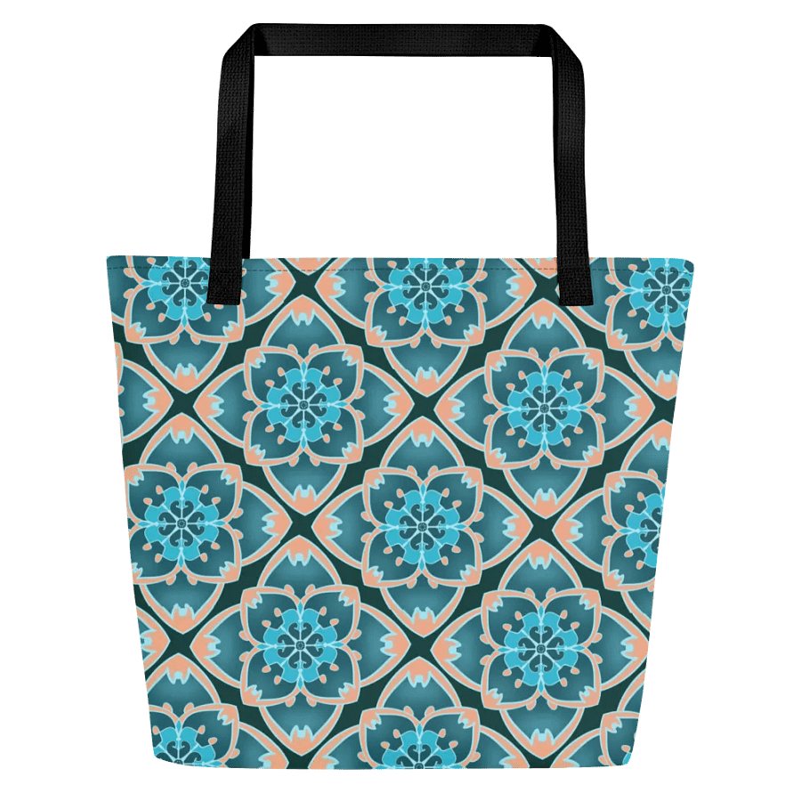 Beautiful Green Pillow Pattern All Over Print Tote product image (2)