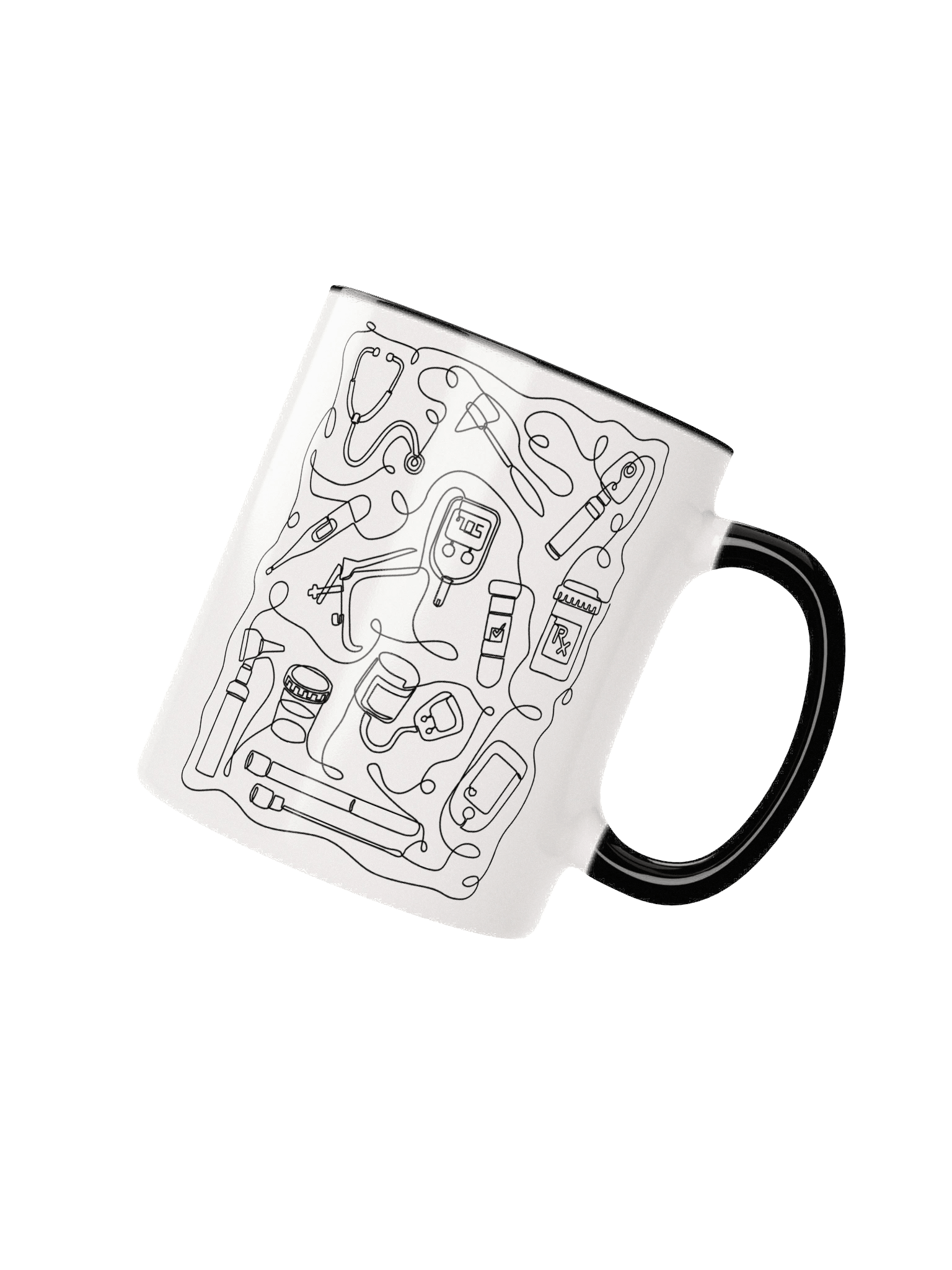Service Lines (Family Medicine - Black Mug) product image (3)