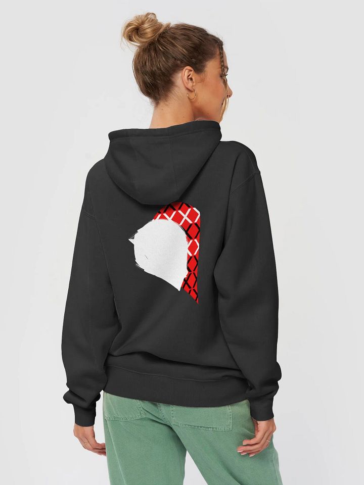 Valentine Matching Road Helmet Heart Hoodie (White-Left) product image (1)