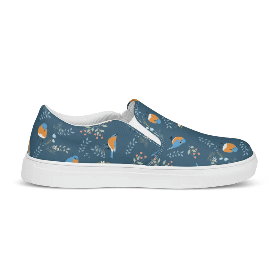 Eastern Bluebird Women's Canvas Slip-Ons product image (5)