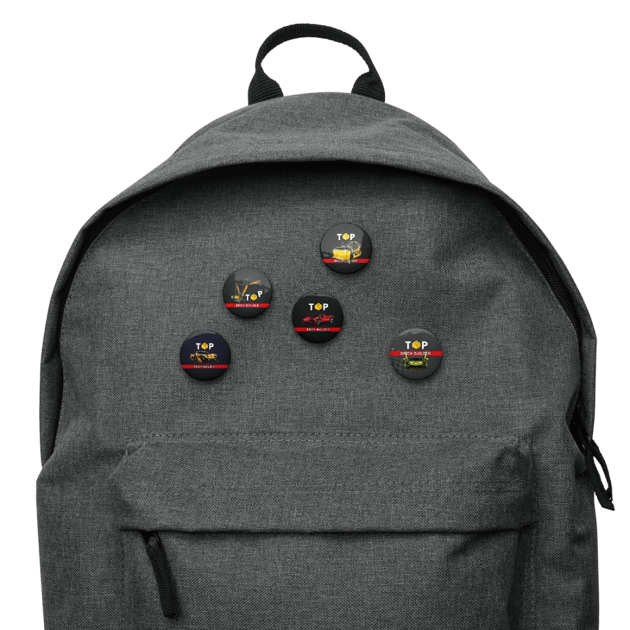 Top Brick Builder Set of Pin Buttons product image (10)