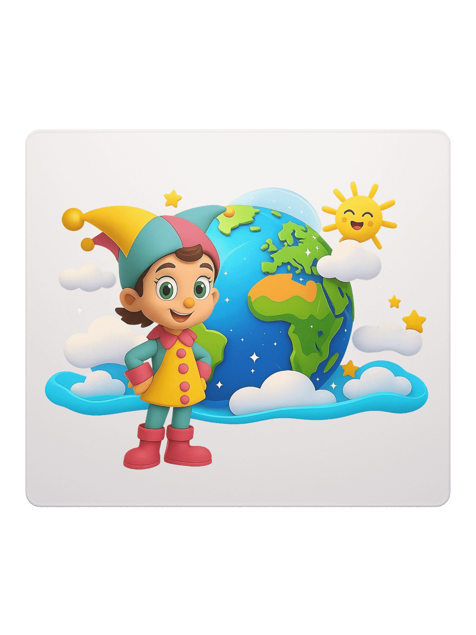 🌍 JessyJesty Earth Gaming Mouse Pad product image (1)