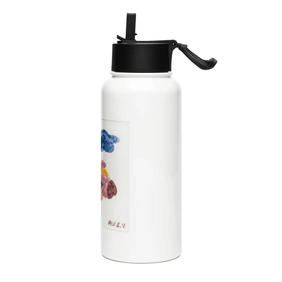 Kid Airplane (Stainless Steel Water Bottle with a Straw Lid) product image (3)