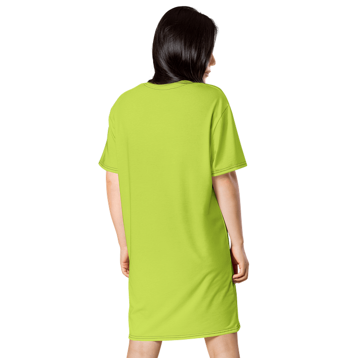 Oversized T-Shirt Dress - Fresh Mindaro, Sizes 2XS-6XL product image (2)