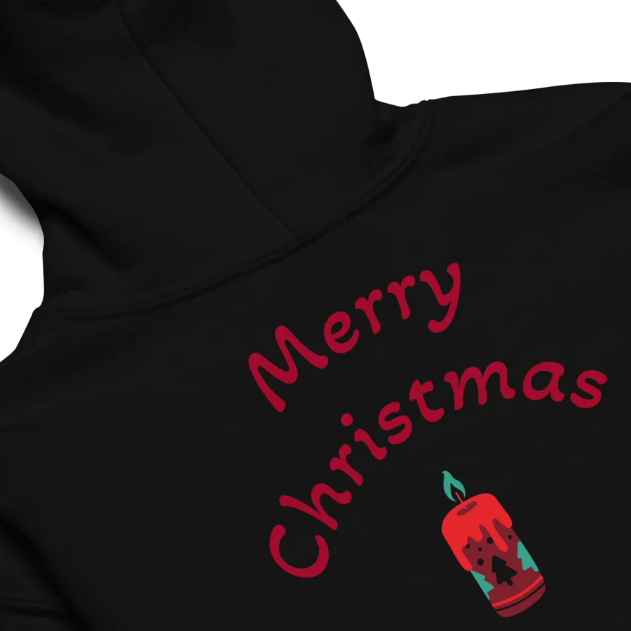 Festive Santa Stained Glass Youth Hoodie product image (10)