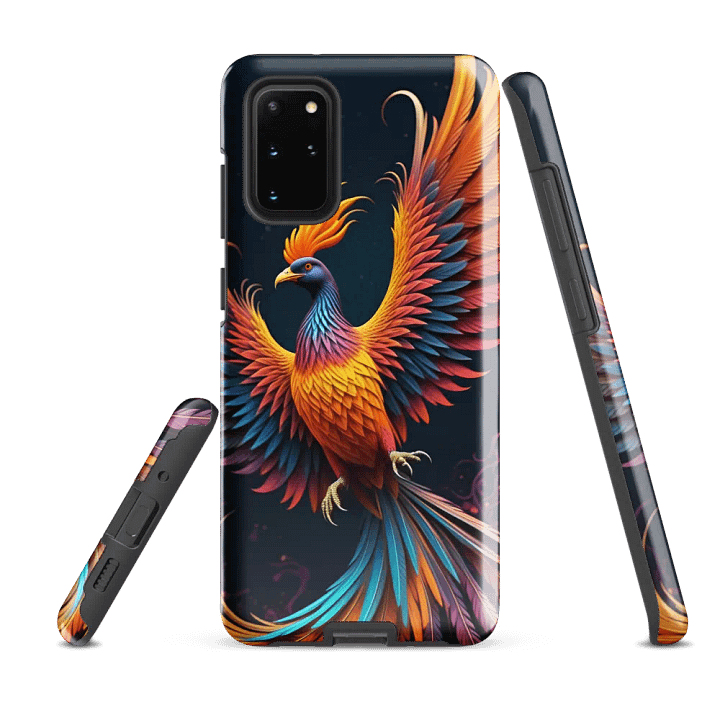 Tough Phone Case for Samsung® - Colorful Phoenix product image (2)