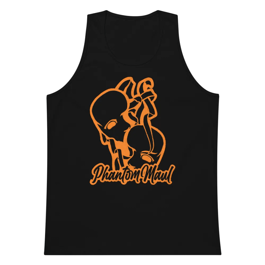 Orange Big Logo Men's Tank Top product image (19)