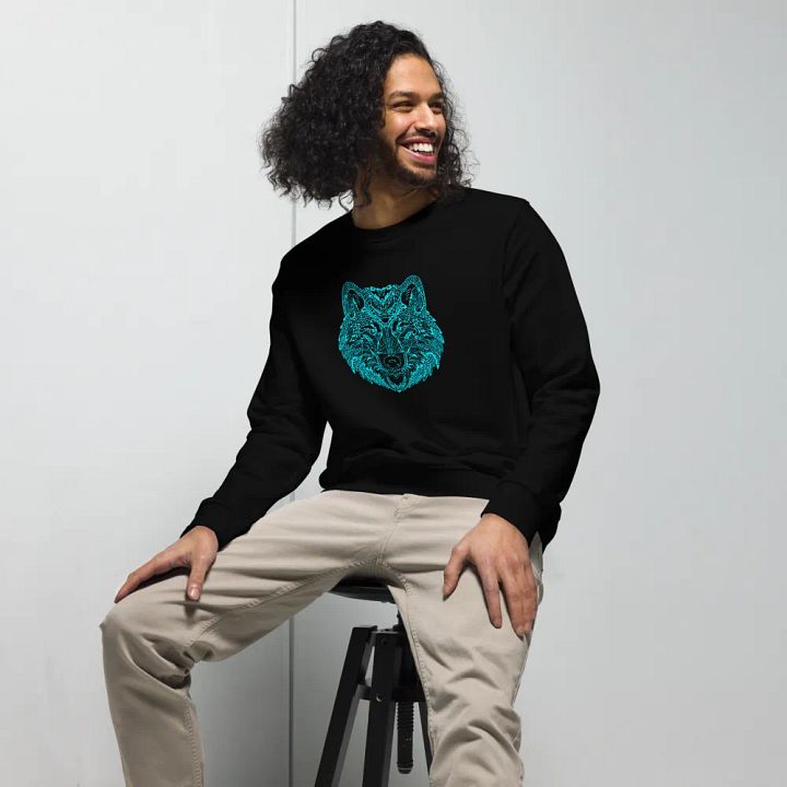 Mystic Wolf Organic Sweatshirt product image (2)