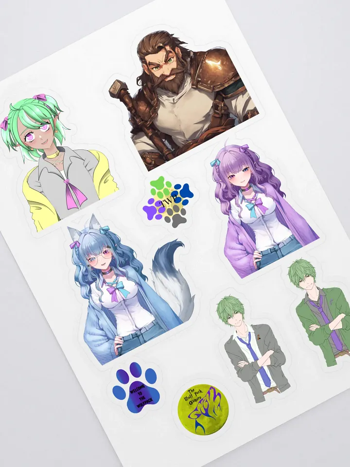 The Wolf Pack Stickers v.2 product image (1)