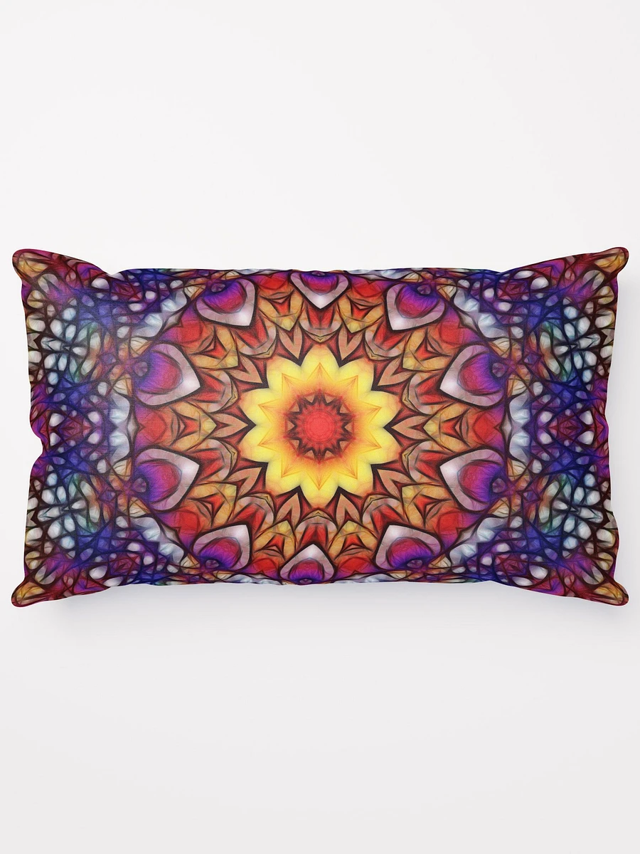 Blue Red Purple Kaleidoscope Throw Pillow product image (13)