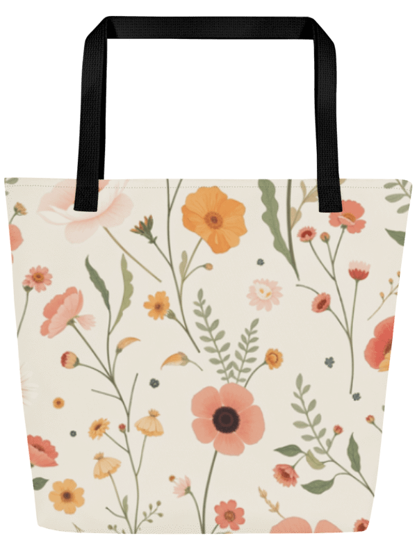 SUMMER FLOWER GARDEN SHOPPING BAG - Blumengarten Einkaufstasche product image (19)
