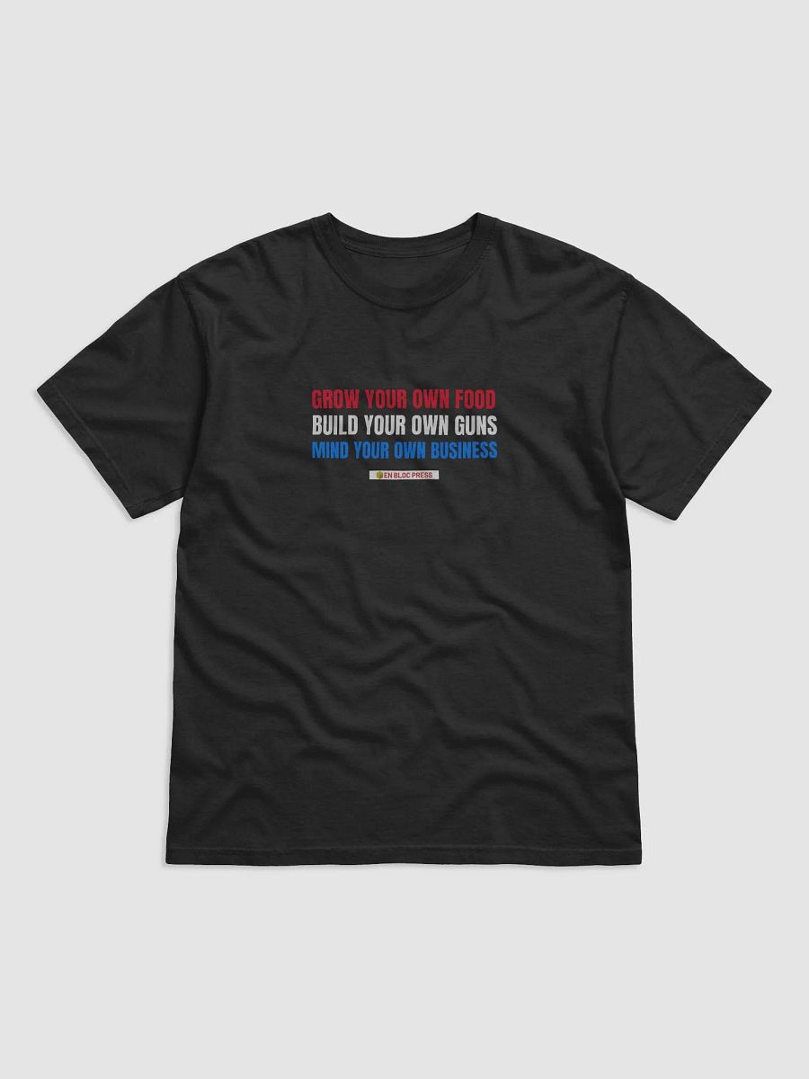 Own Food Own Guns Own Business American Colors Design product image (1)