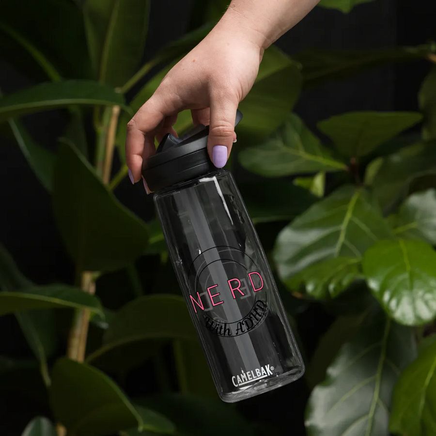 Nerd logo Sports Water Bottle product image (5)