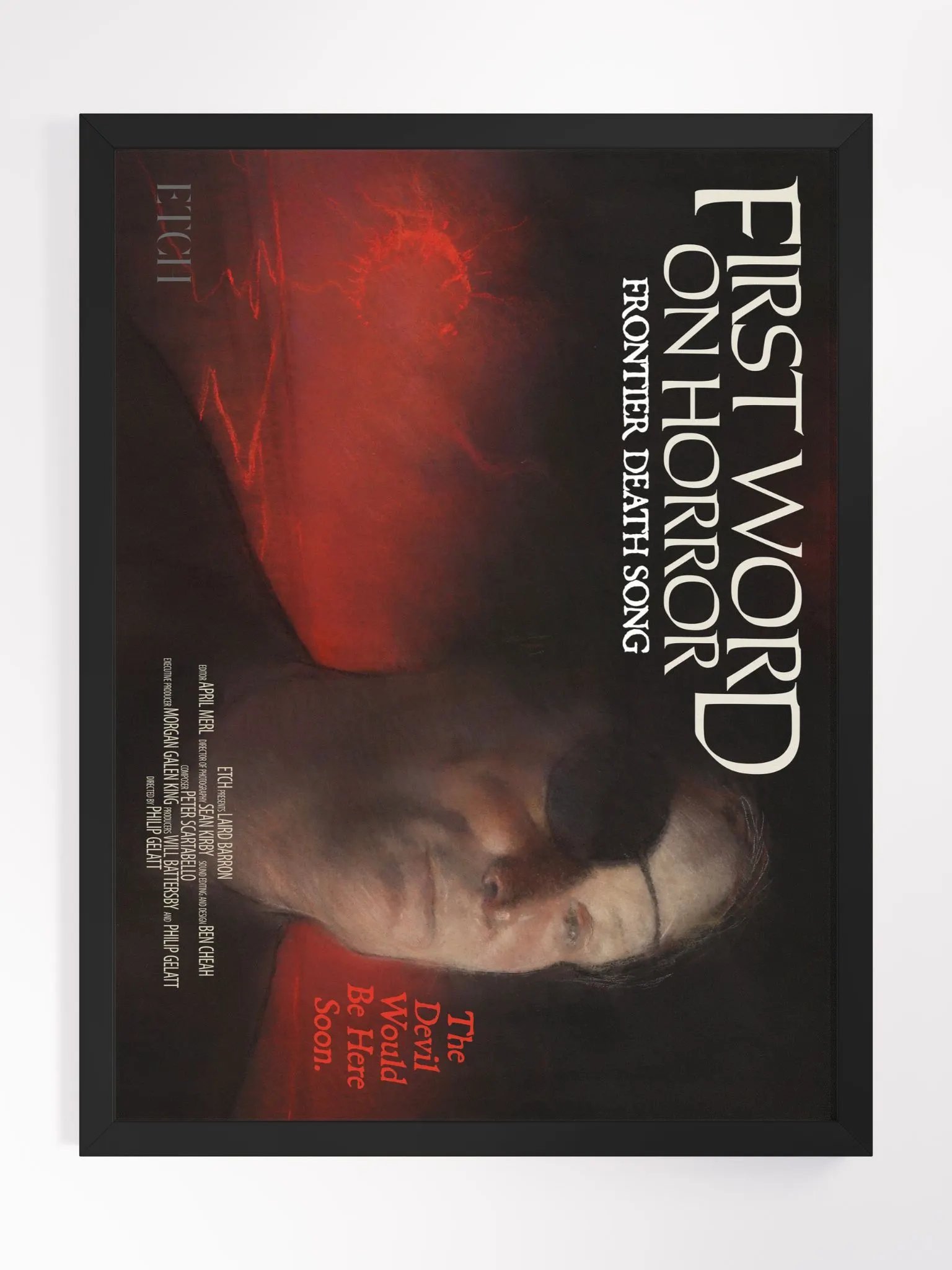 Frontier Death Song Framed Poster product image (1)