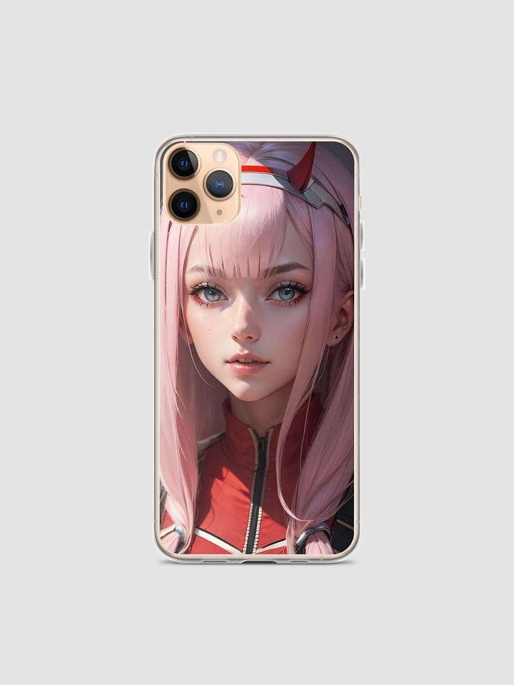 Darling in the Franxx Zero Two Inspired iPhone Case - Fits iPhone 7/8 to iPhone 15 Pro Max - Strelitzia Design, Durable Protection product image (1)