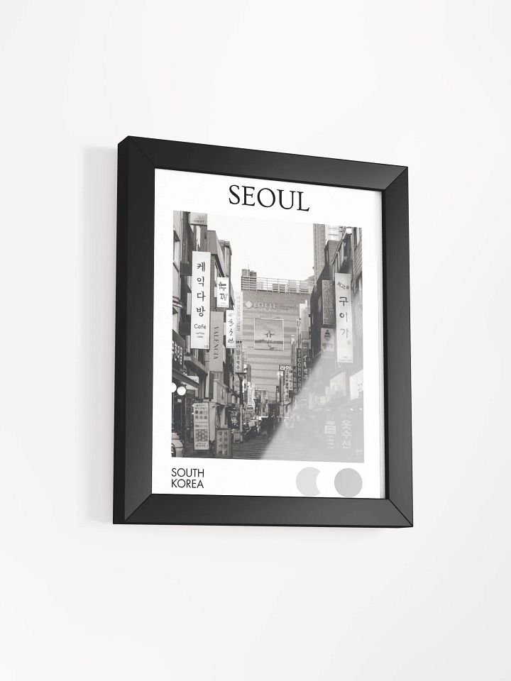Streets of Seoul I - Black & White / Framed product image (2)
