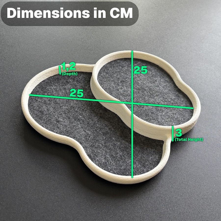 Organic Catch All Tray with Felt product image (4)