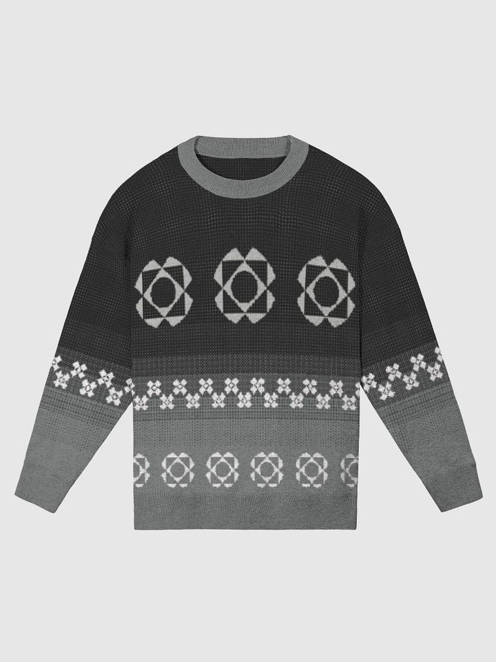 Geo Chic Relaxed Knit Sweater product image (3)