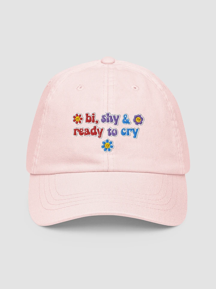 bi, shy, ready to cry - baseball hat product image (2)