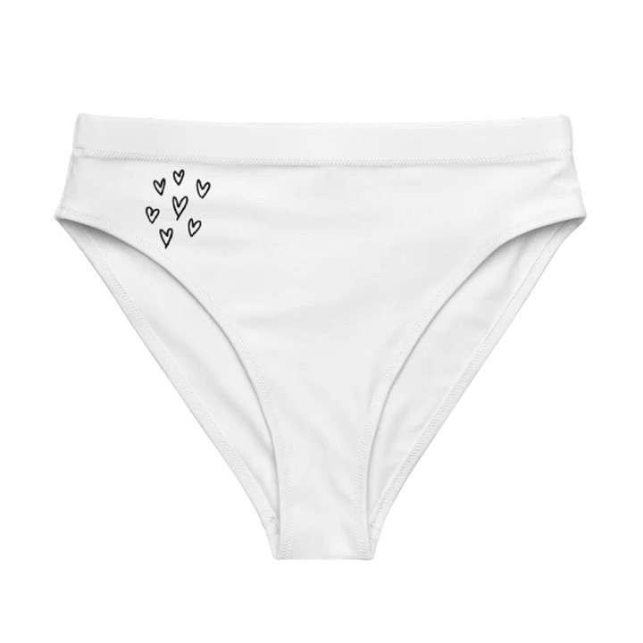 Mini Hearts Recycled High-Waisted Bikini Bottoms product image (1)