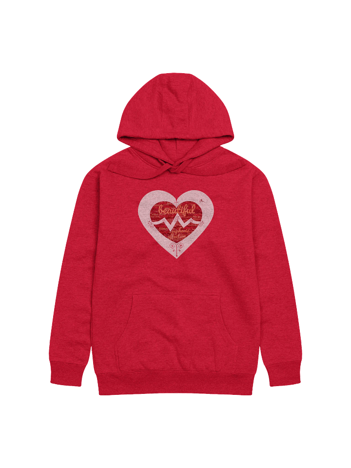 Affectionate Words Heart Premium Hoodie product image (1)