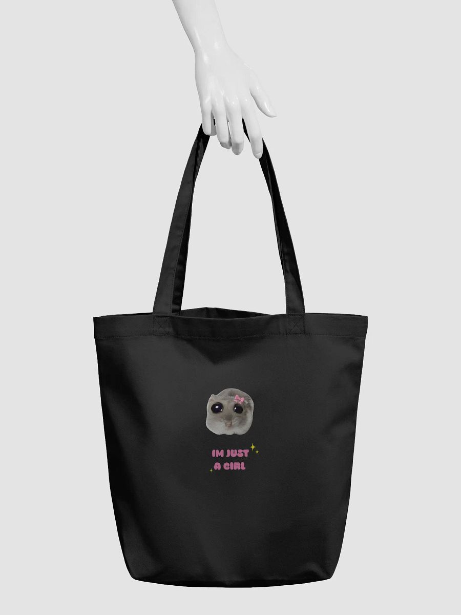Cute & Eco-Friendly Tote: I'M JUST A GIRL product image (3)