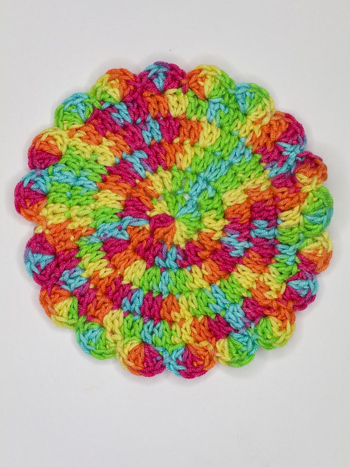 Crochet Bong Mat (Sherbert) product image (2)
