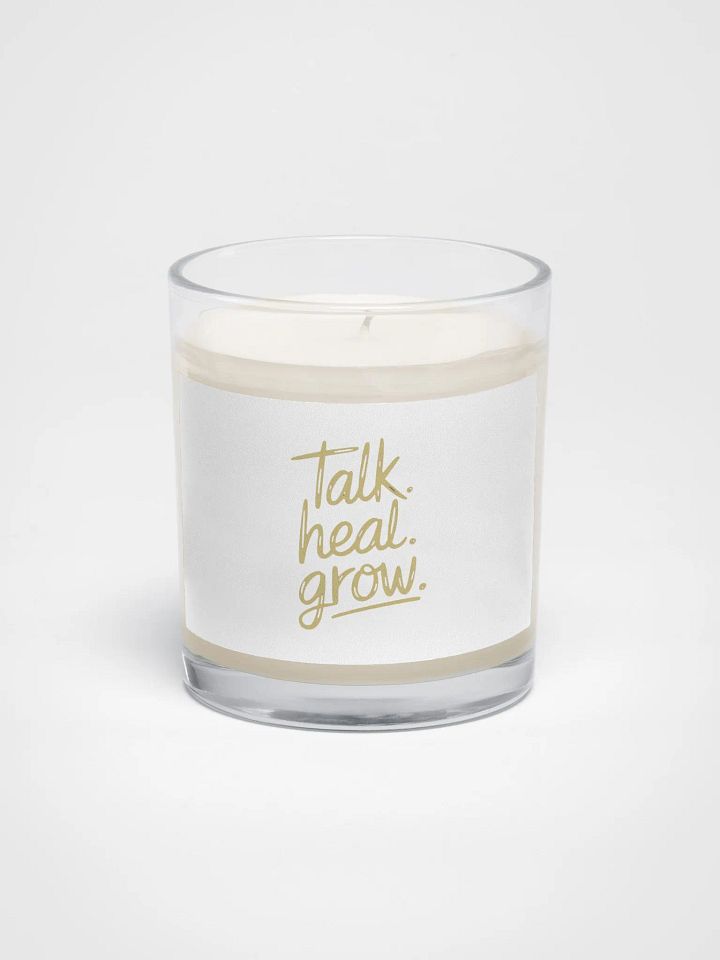 Hero Menswear "Talk, Heal, Grow" Scented Candle product image (1)