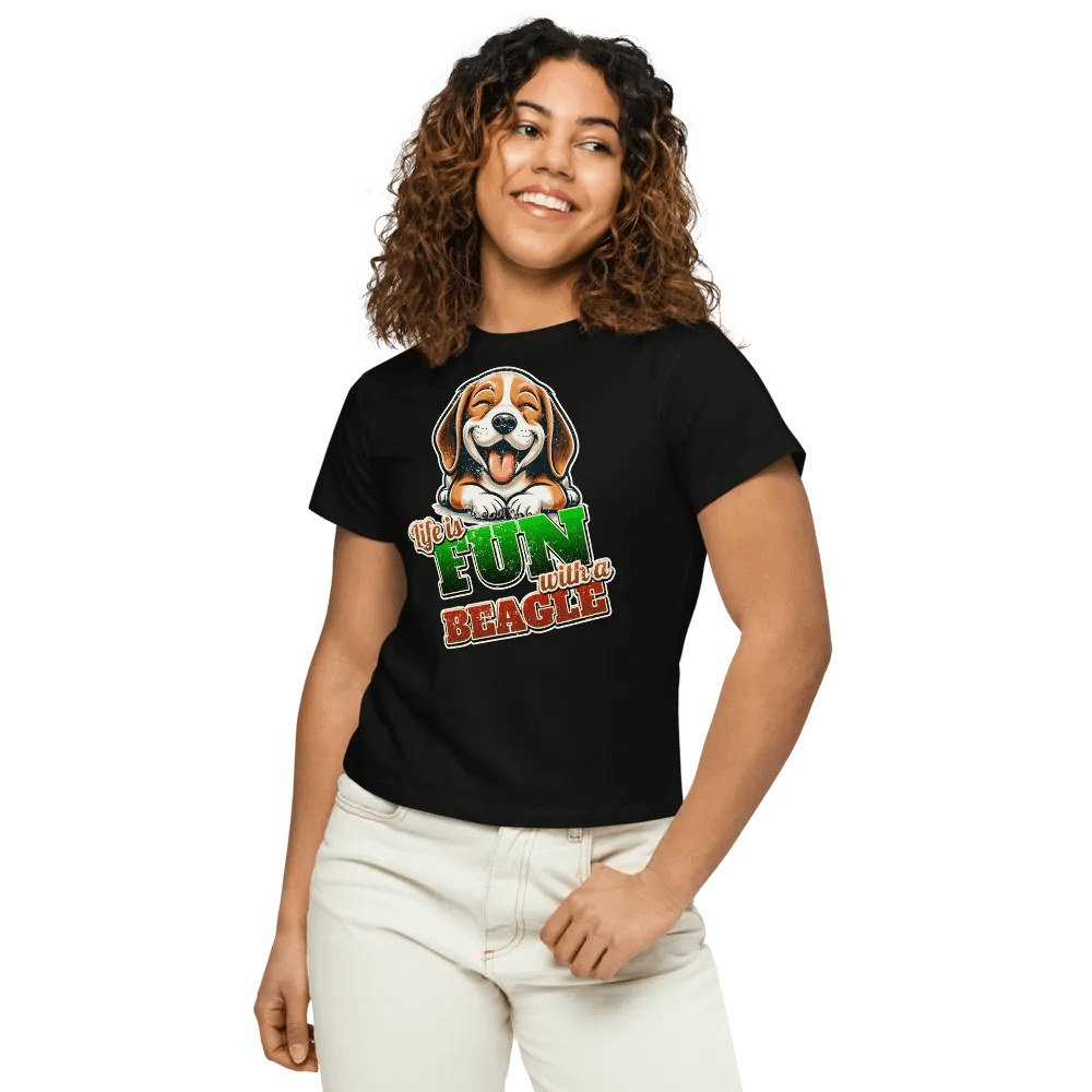 Fun Beagle Smiles Women's Tee product image (14)