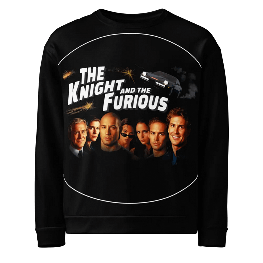 Knight and the Furious Sweatshirt! product image (1)