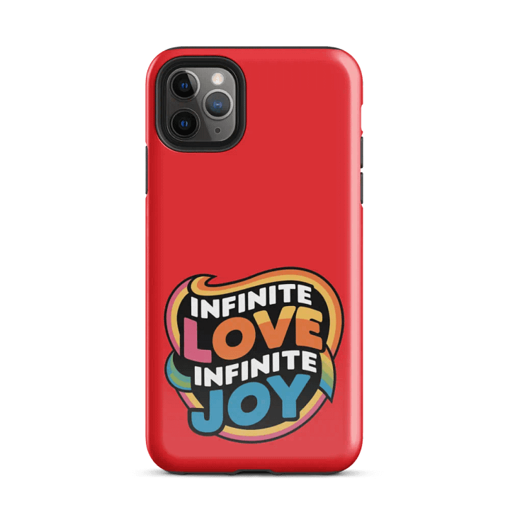 Infinite Love Infinite Joy Tough Case for Iphone (Red) product image (2)
