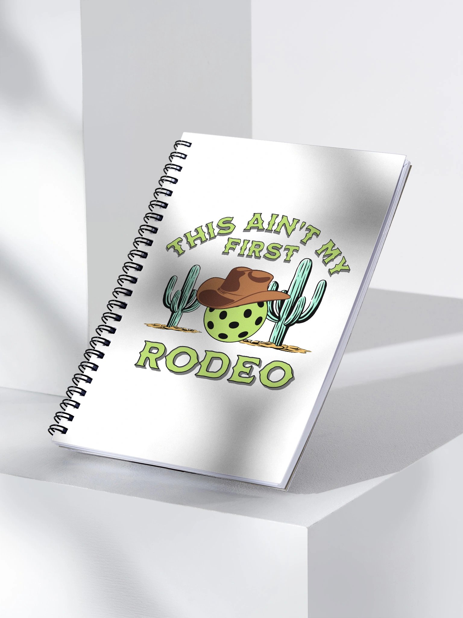 This Aint My First Rodeo Pickleball Spiral Notebook product image (3)