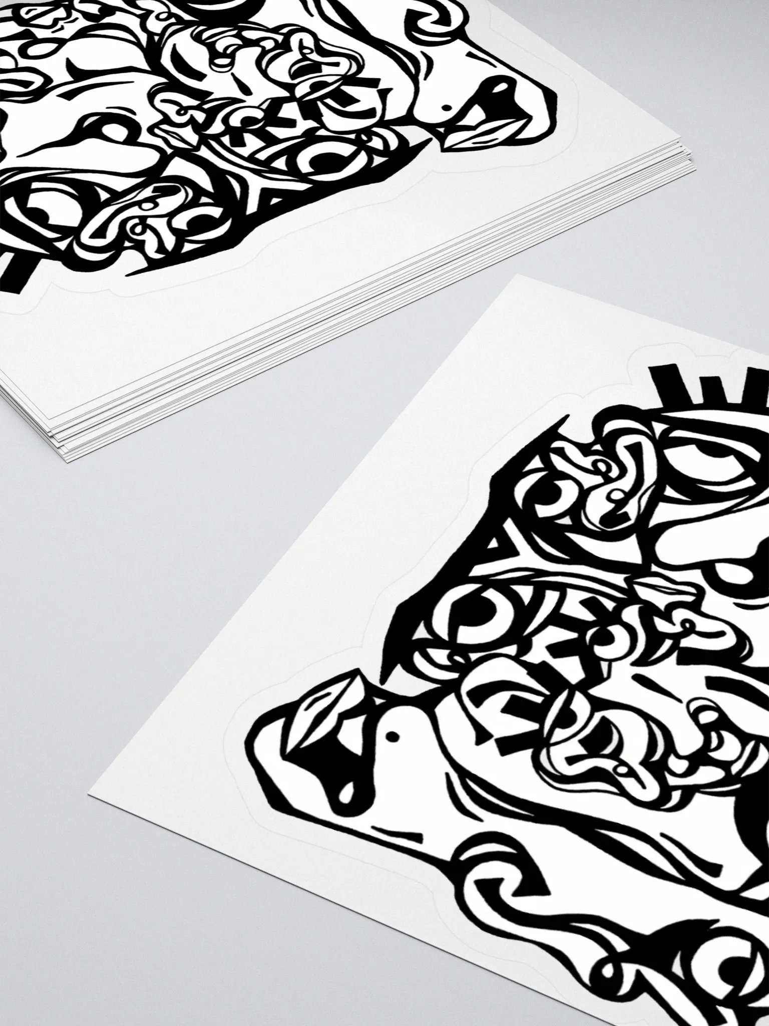 ALWAYS EVOLVING STICKER [BLACK & WHITE] product image (4)