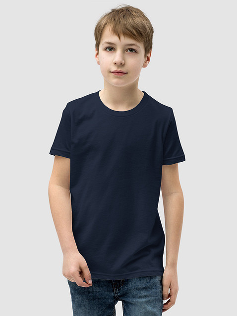 Photo showing Bella+Canvas Youth Short Sleeve T-Shirt