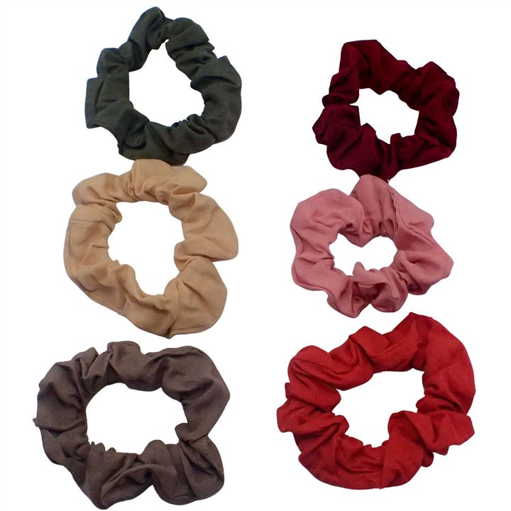 6pc Scrunchies for Girls and Women, Hair bobbles product image (2)
