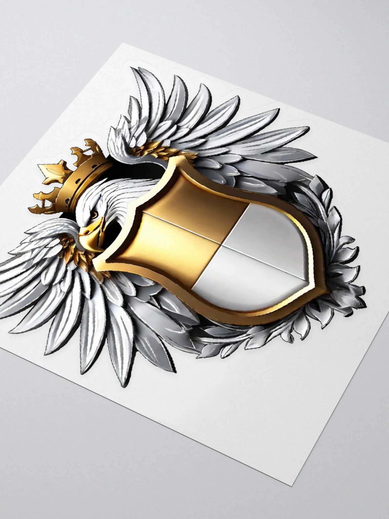White eagle sticker product image (3)