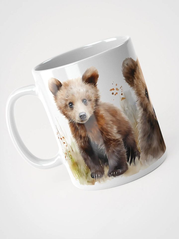 Curious Cubs White Glossy Mug product image (1)