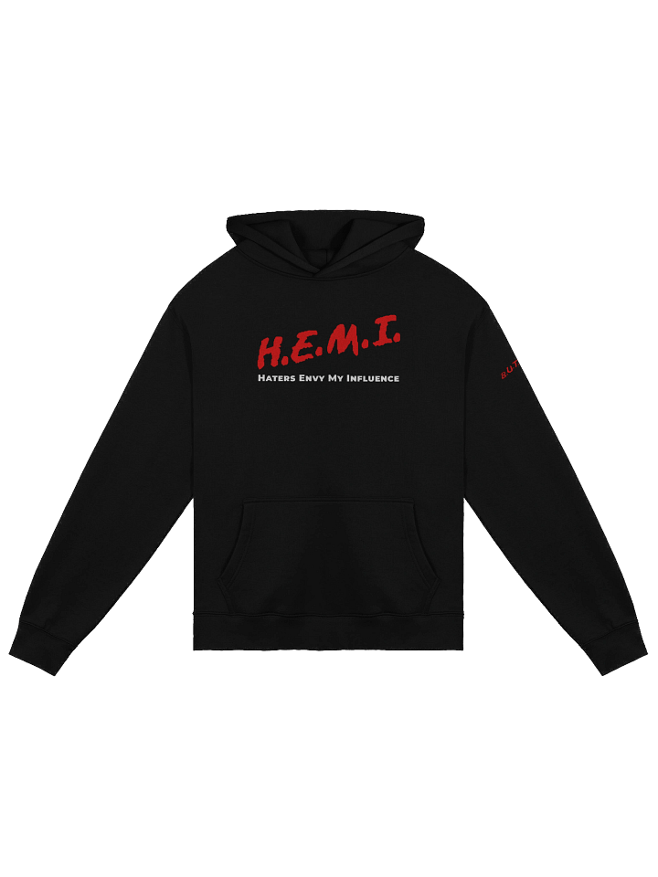 H.E.M.I. Bold Red Oversized Hoodie product image (1)