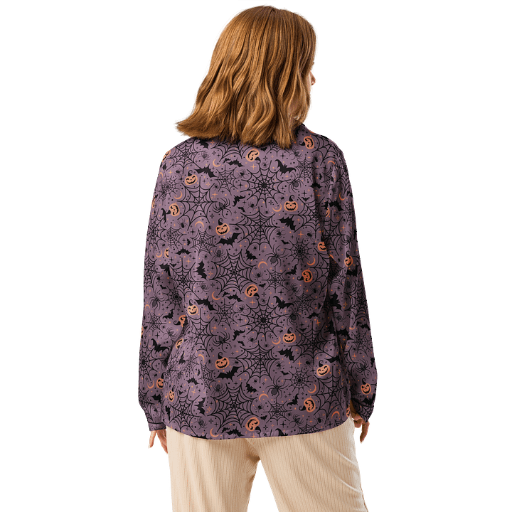 Retro Halloween Pajama Shirt in Purple product image (2)