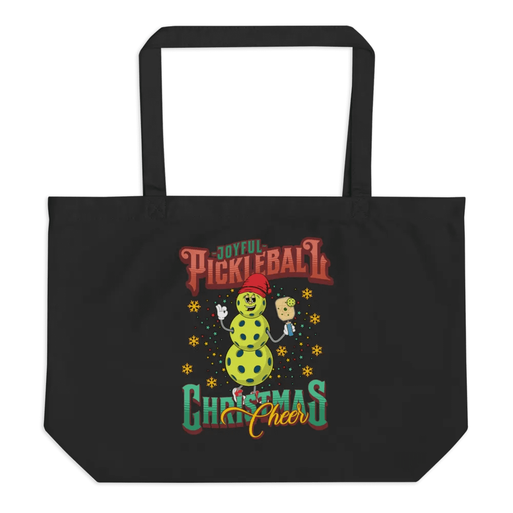 Joyful Pickleball Christmas Cheer Snowman Tote product image (1)
