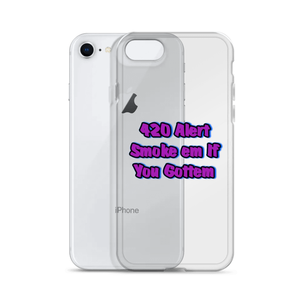 420 Alert Purple Smoke iPhone® Case product image (595)