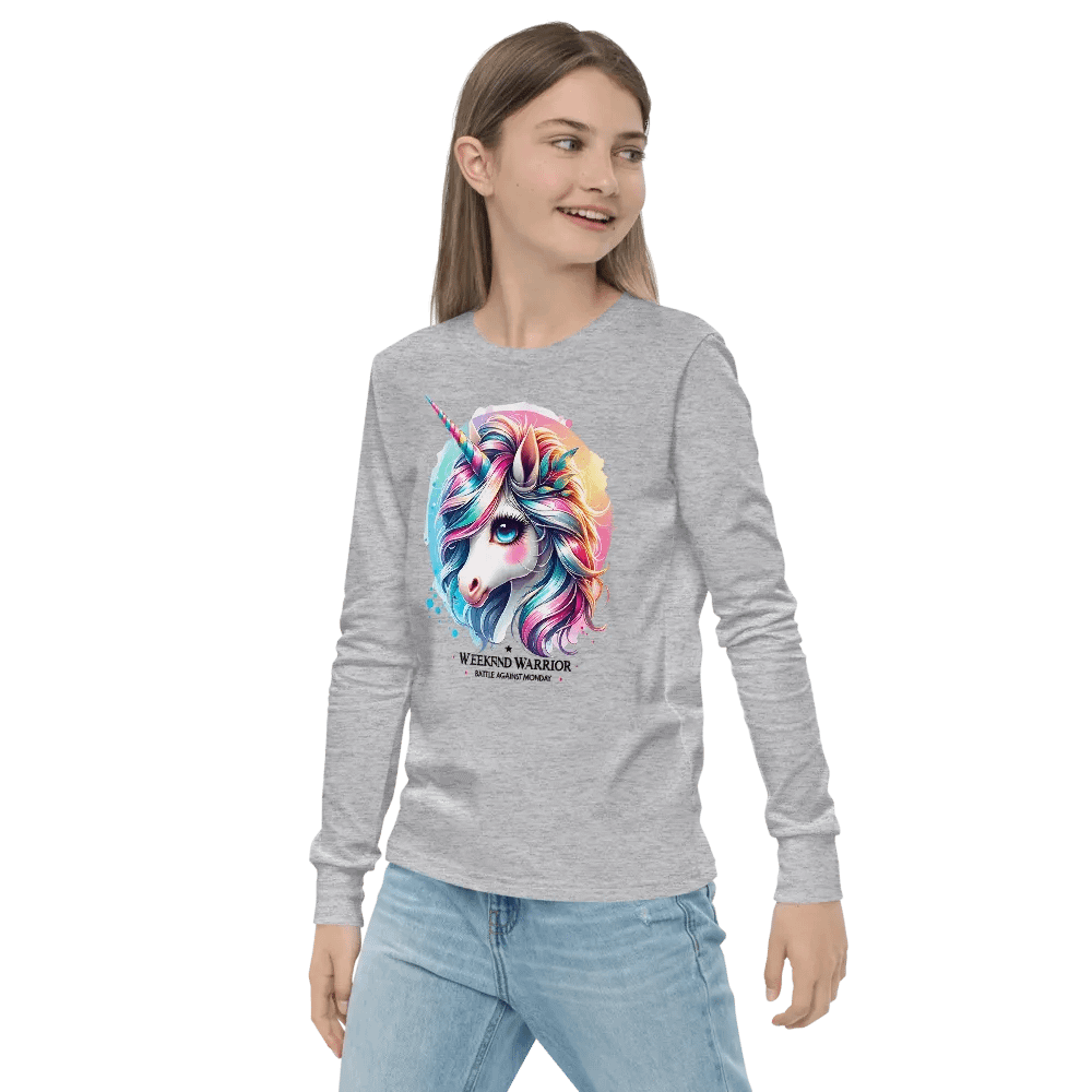 Enchanted Unicorn Youth Long Sleeve T-Shirt product image (3)