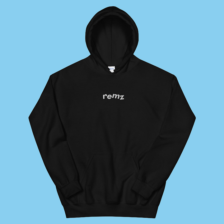 White Embroidered Hoodie product image (1)